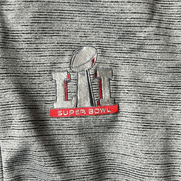 Port Authority Jacket Gray Super Bowl LI Zip Up Jacket Size Large - Picture 2 of 9